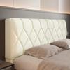 Luxury PU Leather Bed Headboard Cover Thicken Quilted Bed Head Cover All-inclusive Bedside Bed Back Dust Protector Cover