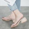 Heel Women Slipper Summer Outdoor Trendy Comfortable Women Sandals Thin Strap Women Slipper Elegant Women Shoe 2024