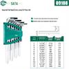 SATA Extra-Long Ball-End Hex Key Set, Inch Sizes (09102-09108)