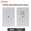 Elektrische Sicherheitssteckdosen-Schutzabdeckung Babypflege Sicherheitsvorkehrung Schutz Kinder Anti-Elektro Baby-Sicherheitsstecker-Abdeckungen