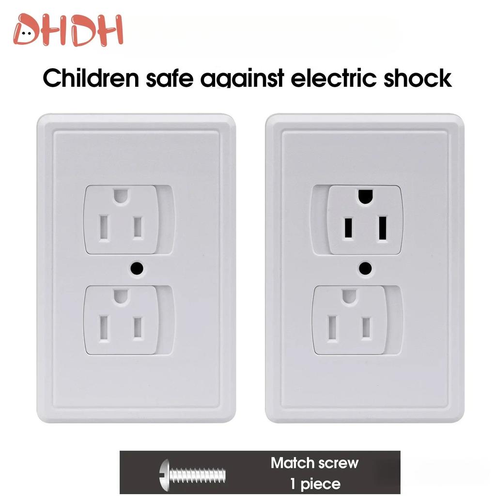 Elektrische Sicherheitssteckdosen-Schutzabdeckung Babypflege Sicherheitsvorkehrung Schutz Kinder Anti-Elektro Baby-Sicherheitsstecker-Abdeckungen
