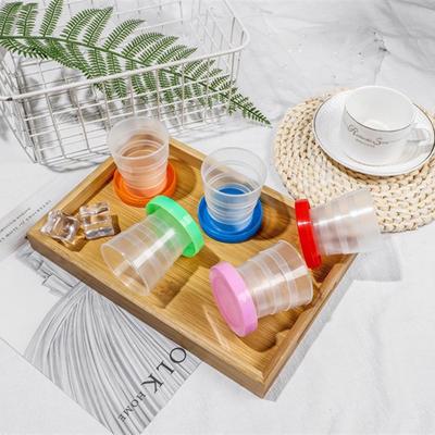 Folding Portable Kitchen & Dining Drinking Mug Collapsible Plastic Cup Telescopic Coffee Cups