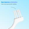 10Pcs Mini Denture Cleaning Brush Toothbrushes False Teeth Brush Multi-Layered Bristles Non-Slip Ergonomic Orthodontic Oral Care