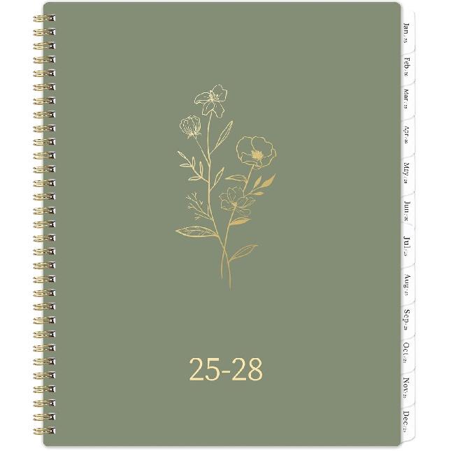 2025-2028 Monthly Planner/Calendar - 3 Year Monthly Planner, July 2025 - June 2028, 9 x 11 , 2025-2028 Calendar with Tabs, Inner Pocket, Holidays,