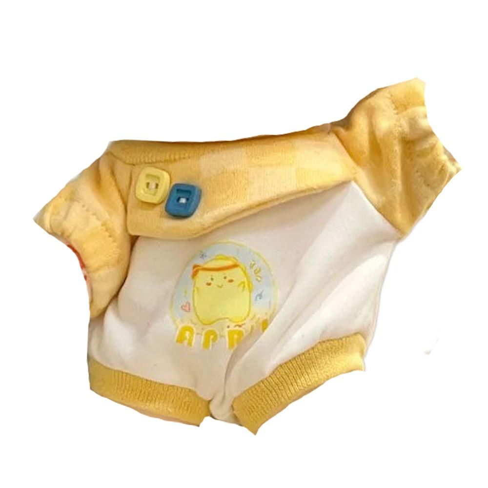 Jumpsuit Baumwollpuppenkleidung Outfit Plüschpuppenkleidung 20cm Baumwollpuppenkleidung Kindermädchenspielzeug