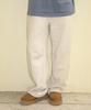 RONRON Back Heart Stitch Pocket Sweat Jogger Pants White Melange