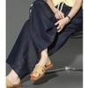 Women's Lyocell Blend Relaxed Cropped Wide-Leg Denim Jeans