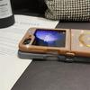 Diamond Magnetic Protective Case with Lanyard for Samsung Z Flip 6/7, Compatible with Wireless Charging