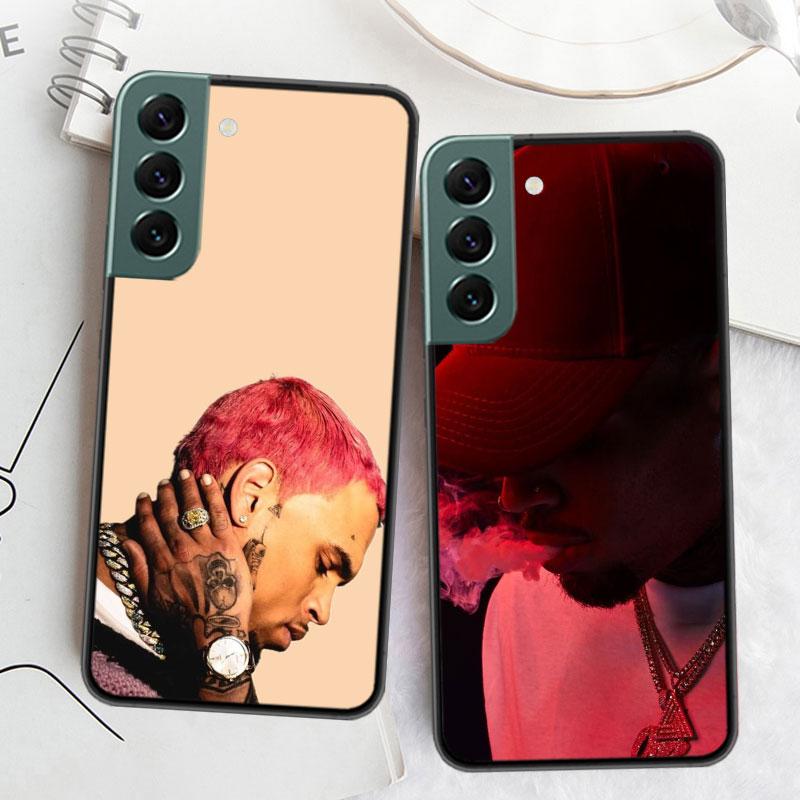 Chris Brown American Rapper Phone Case For Samsung A15 A25 A35 A55 Galaxy A12 A22 A32 A52 A72 A54 A34 A24 A14 A53 A33 A23 A13 A7