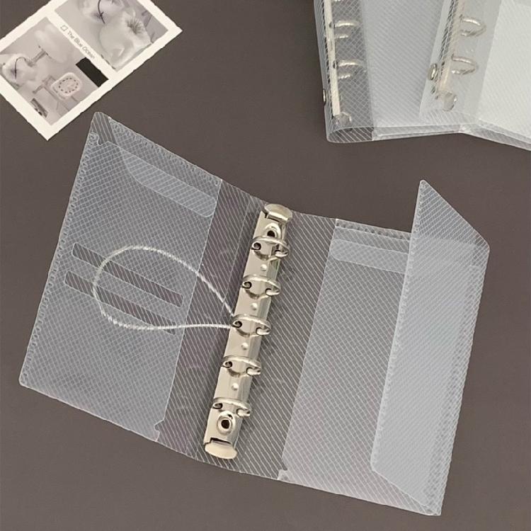 Segregator A6/A7 Folder Trójdzielny Okładka Notesu Flip Folder Plikowy Okładka Książki Prezentacyjnej Przezroczysta Okładka Segregatora