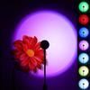 USB Sunset Projection Decoration Atmosphere Background Creative Rainbow Bedroom Switch Night Light Mini Lamp Home Wall For Bar