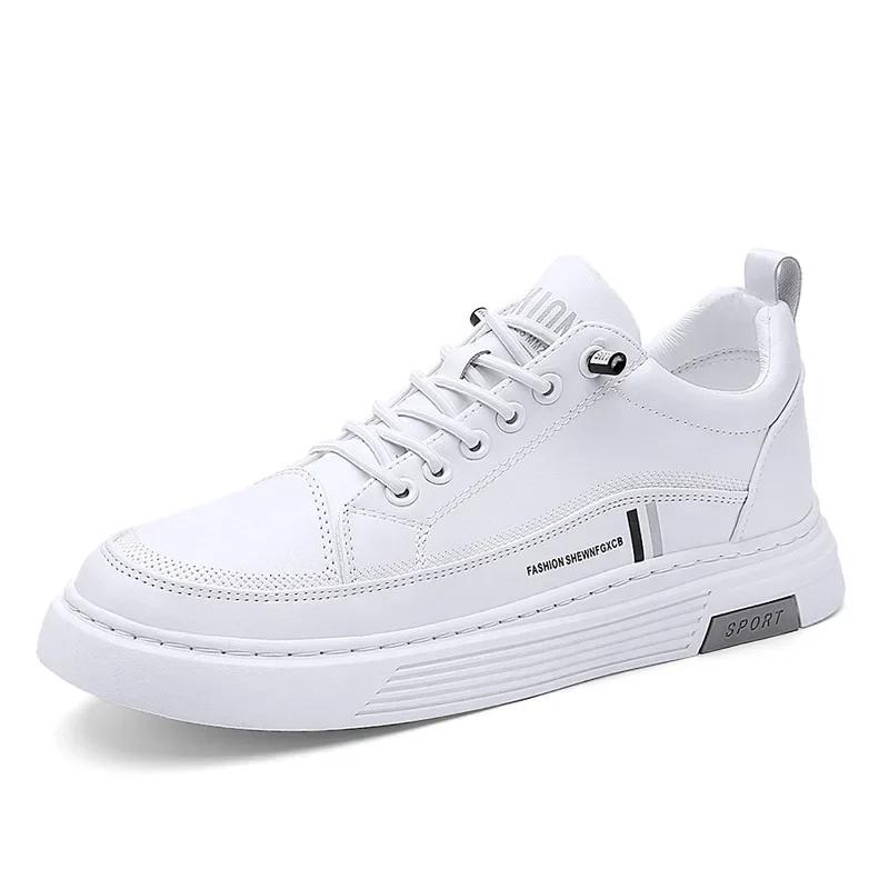 Fashion Versatile Men Shoes Spring autumn New Mens Board Shoe Simple Thick Soled Men Casual Shoe Comfort Breathable Single Shoes