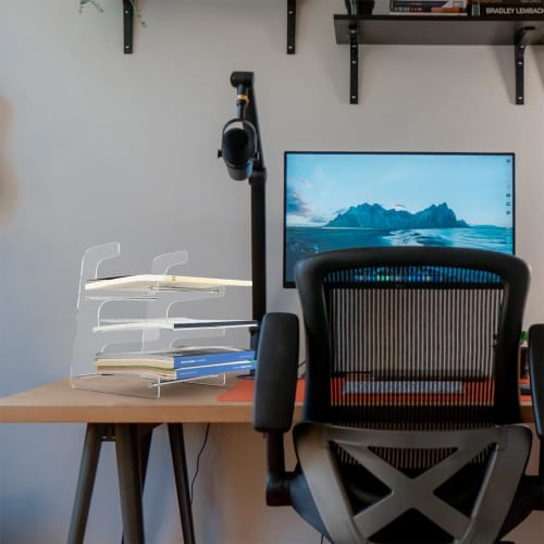 3-Tier Keyboard Stand, Acrylic Keyboard Organizer | Acrylic Storage Rack Display Stand Holder - Mechanical Computer Test Board Stand, Display Stand Ho