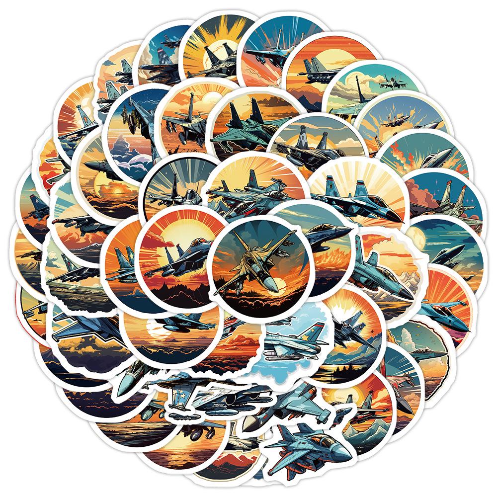 50 Military Fan Graffiti Stickers: Waterproof Decorative Stickers for Phones, Computers, Notebooks, & Planners