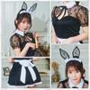 Clearstone GLOWHOLIC Cosplay Halloween Bunny Maid M Black Women's