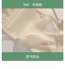 [Comfortable Lace] Women's Wide Shoulder Straps Breathable Large Chest Slimming Bra Lace Collar Underwear