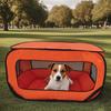 Foldable Scratch-Resistant Oxford Cloth Portable Dog Kennel for Car and Outdoor Use