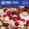 VDD SS16-SS30 High Quality  2088 Rhinestones Crystal Flatback 8 Big 8 Small 16cut Stones for DIY Crafts Nail Art Decoration