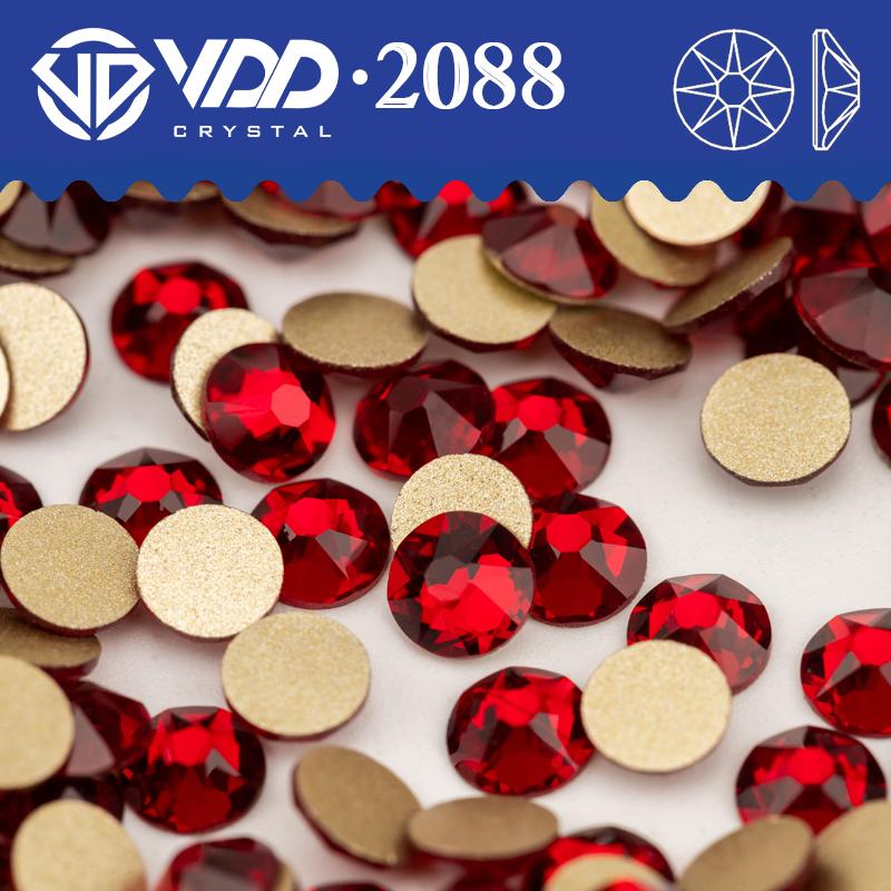 VDD SS16-SS30 High Quality 2088 Rhinestones Crystal Flatback 8 Big 8 Small 16cut Stones for DIY Crafts Nail Art Decoration