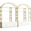 Beauty Salon Display Cabinet and Shelves for Cosmetics