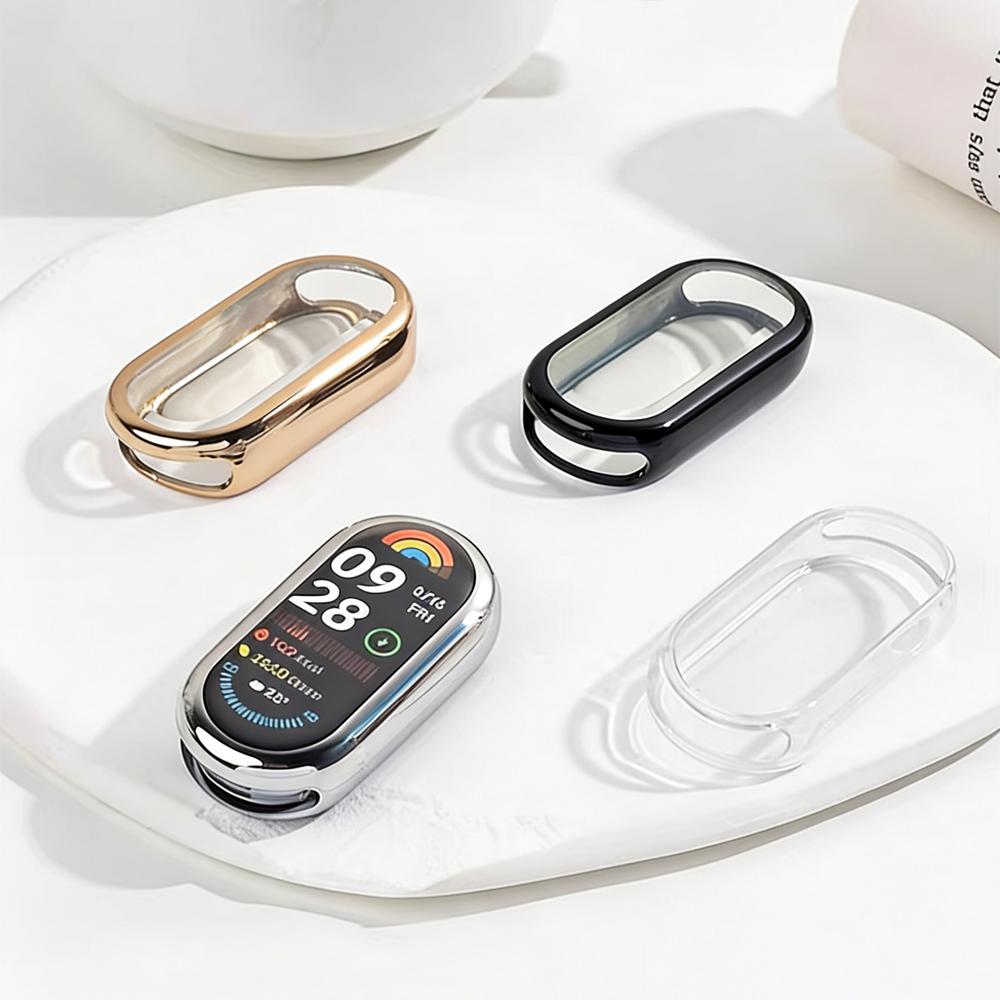 Case For Xiaomi Mi Band 9 10 Screen Protector Accessories All-Around Soft TPU Bumper Shell MiBand 10 Smartwatch Cover Protective