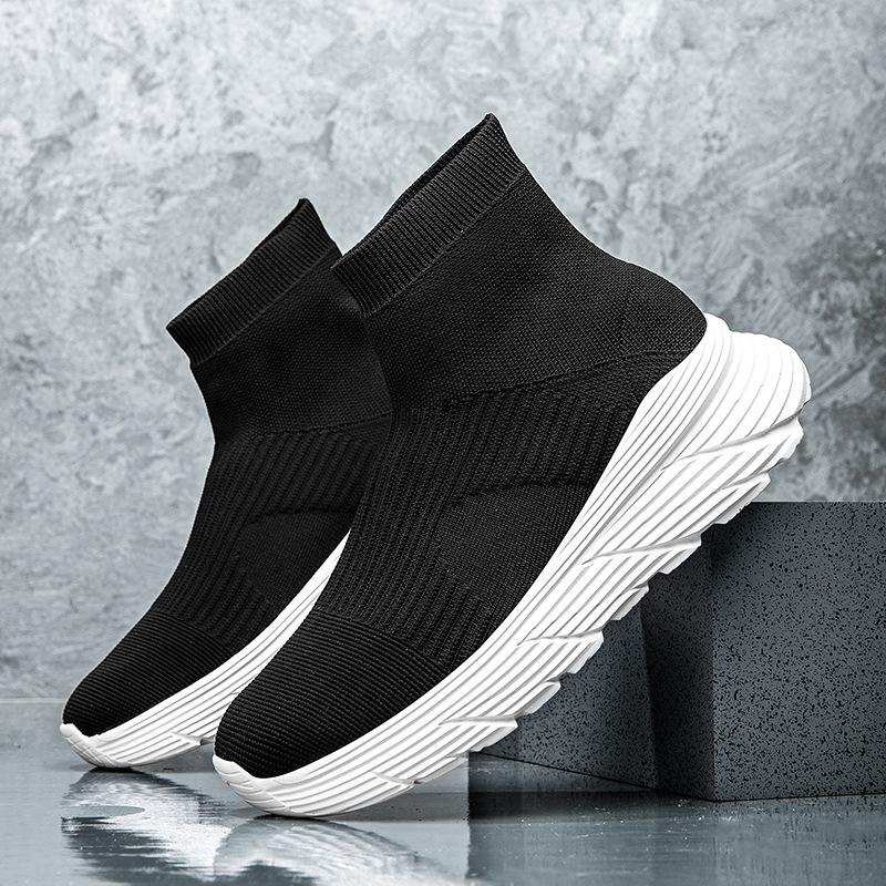 Jinjiang platform socks shoes four seasons breathable and comfortable large size lightweight casual sports shoes