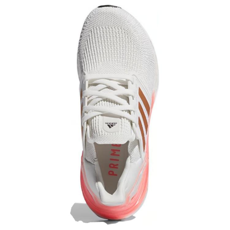 adidas Ultra lehké Pohodlná tkanina Tlumení nárazů Protiskluzové Odolné proti opotřebení Nízké Běžecké boty Dámské Běžecké boty Bílá Měděná Růžová FY3464