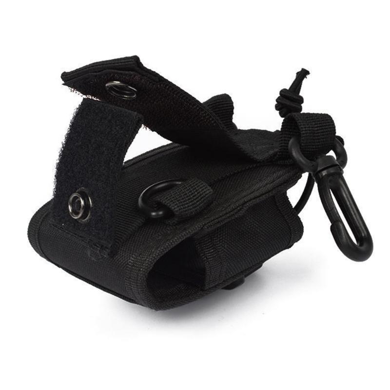 Interphone Storage Pouch Two Way Radio Holder Holsters Nylon Belt Case Bag with Adjustable Shoulder Strap