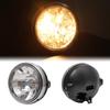 LED Indicator Light Round Modified Headlamp Waterproof Modified Crystal Headlamp for Honda CB400/900 CB750 for Suzuki Bandit 74A