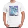 Greek Roman Statue Olympic Vaporwave Cloud Printed Cotton T-Shirt Top Tee