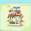 Pet Fruit Coffee Candy Shop Assembling Building Block Toys Desktop Ornament