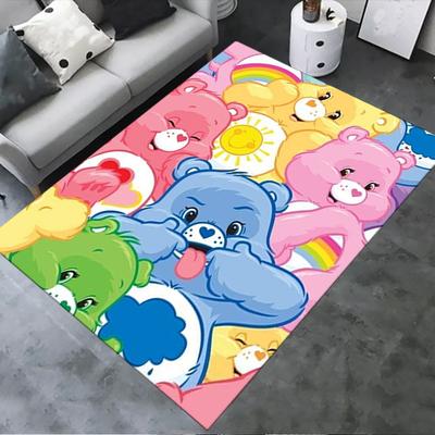 Care Bears Carpet Rug for Living Room Bedroom Home Sofa Decoration,Kids Play Non-slip Floor Mat
