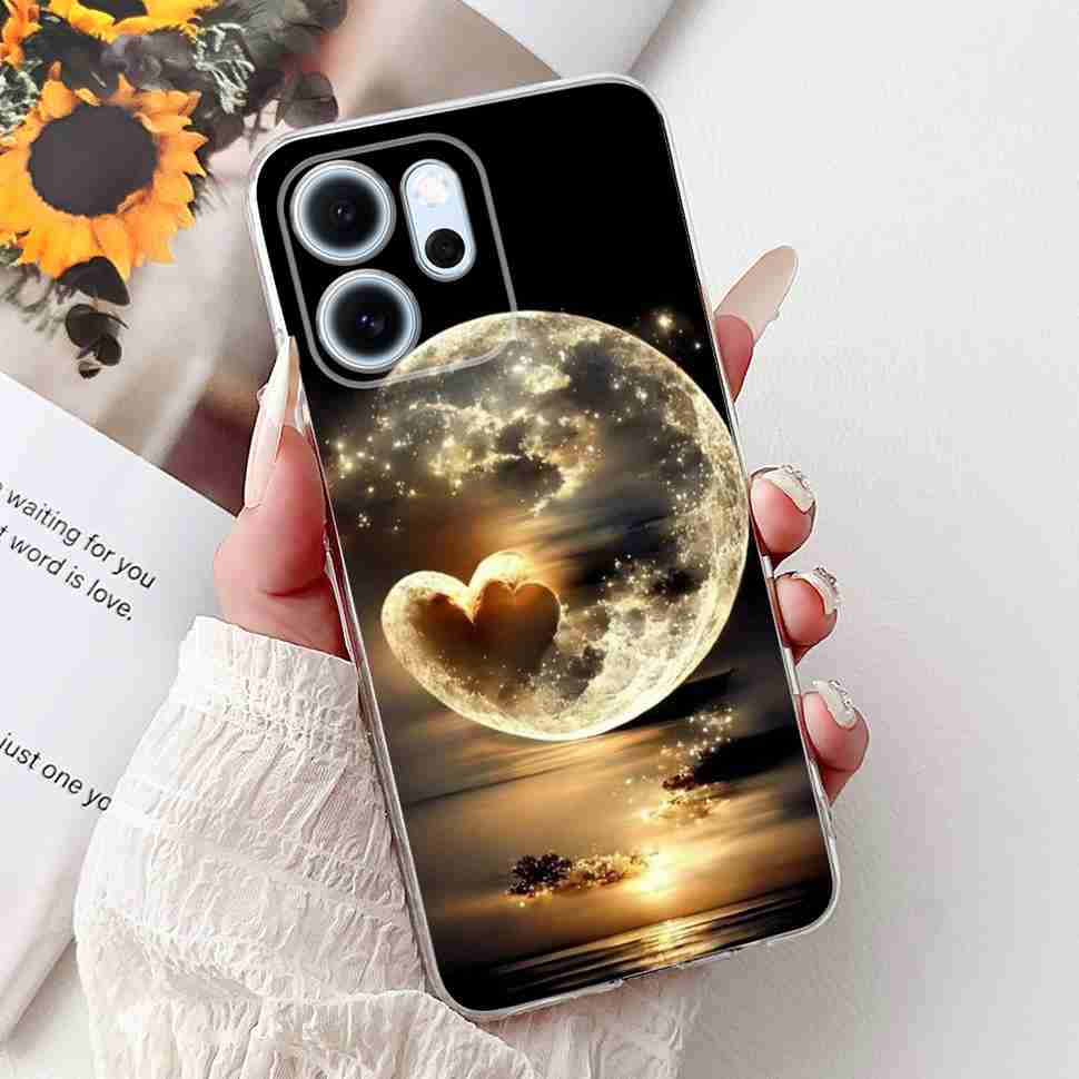 Für Oppo Reno14 F 5G CPH27436.57" Hülle Bunte Schmetterlingsblumen TPU Weiche Silikonhülle Für Oppo Reno 14 F RENO14F Handyhüllen