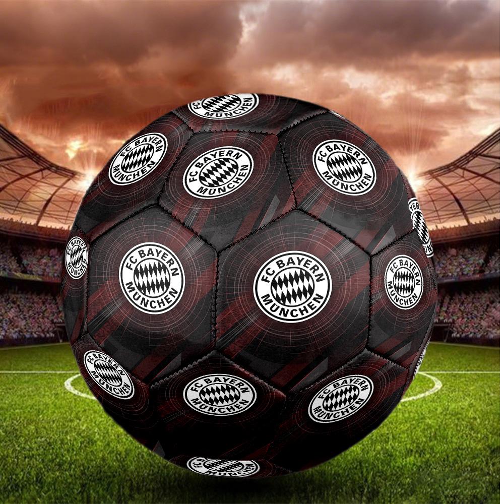 Bayern Monaco Pallone da Calcio Taglia 5 Alta Elasticità Pallone da Calcio Per Competizione All'aperto Allenamento Quotidiano Gioco