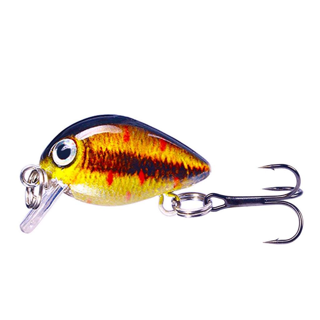 Mini Bionischer Wackelnder Fetter Fisch Köder 1.5g 2.5cm Box