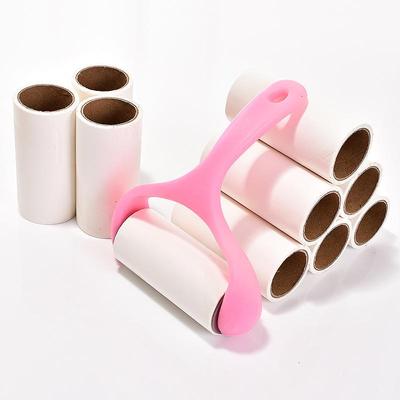 Y-Shaped Roller Hair Remover: Tearable Sticky Paper Brush for Pet and Clothing Dust Removal