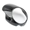 7 Inch Black Motorcycle Headlight Fairing Windshield Protector Racer Style Headlight Cover Protector Screen Motorcycle Accessory