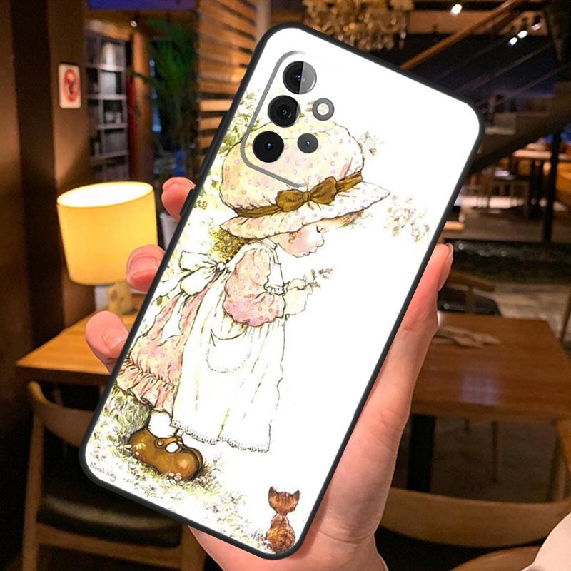 Sarah Kay pattern Phone Case For Samsung A51 A71 A50 A70 A13 A23 A33 A53 A12 A22 A32 A42 A52 A54 A34 A14 Cover