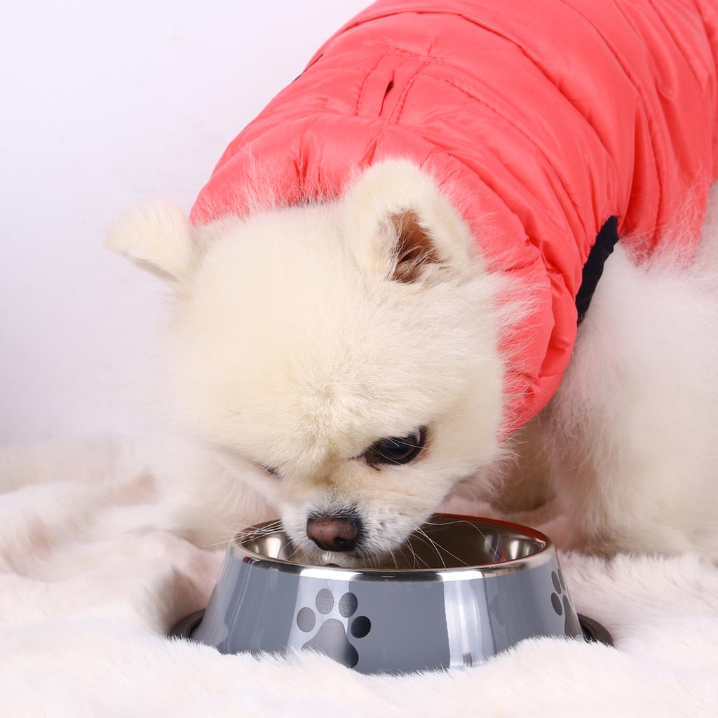 1PC Stainless Steel Pet Supplies Bowl Cat Bowl Dog Food Multi-Specification Anti-fall Food Feeding