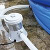 Unité de Filtration et de Circulation d'Eau de Piscine pour Usage Hors-Sol, Connexion Électrique sur Fil et Boîtier en ABS pour le Service de Filtration Quotidien et l'Entretien de Piscine Domestique