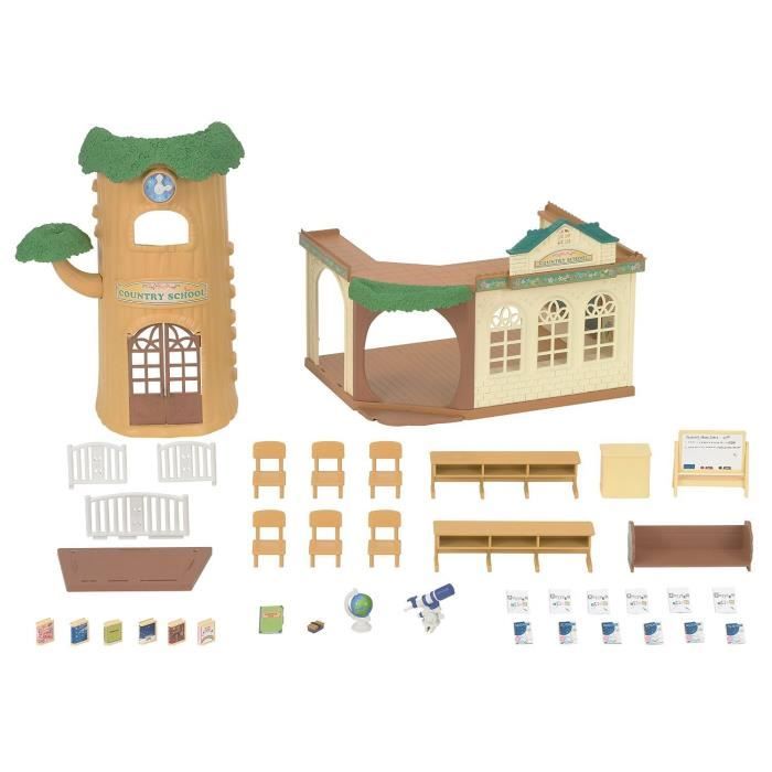 SYLVANIAN FAMILIES - 5105 - L'école de la forêt - La crèche, l'école