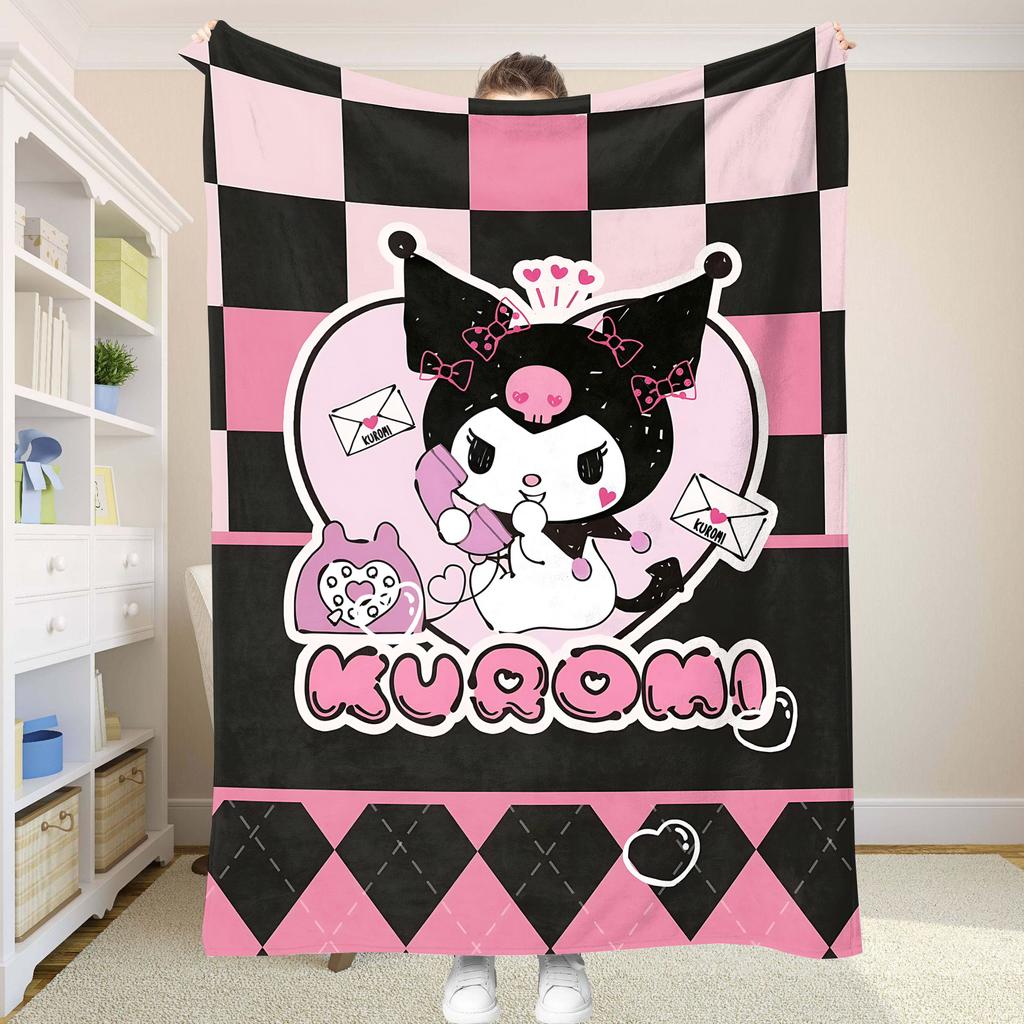 Double Bed Blankets and Throws K-Kuromis Fluffy Soft Blankets for Decorative Sofa Blanket Summer Comforter Bedspread on the Bed