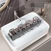 Baihan Wall-Mounted Aluminum Toothbrush Holder with Cups