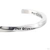 Cuff Bangle Bracelet Birthday Gifts for Women Men Stainless Steel Impressed Statement