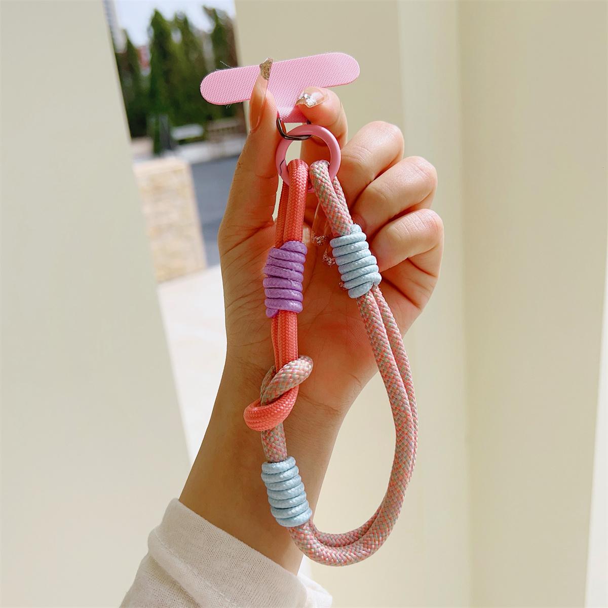 

1Pc Fashion Phone Hanging Rope Short Splicing Wrist Strap Phone Case Universal Link Piece