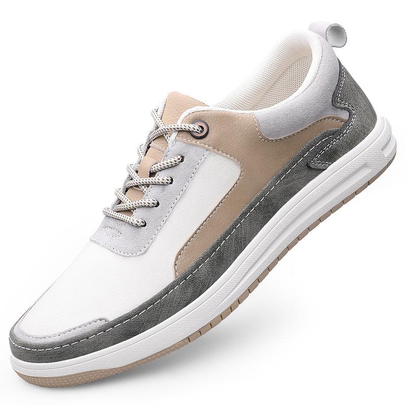 

Fashion 2024 Men First Layer Cowhide Fashion Casual Shoes Male Genuine Leather Outdoor Loafer Moccasins Breathable Leisure Driving Shoe 44 коричневый