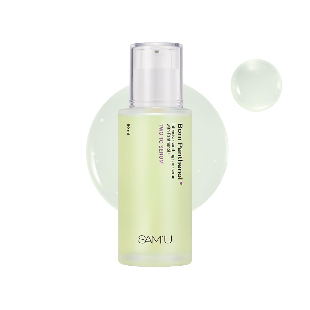

Samu Born Panthenol Two To Serum This serum contains hyaluronic green tea leaf and centella asiatica a soothing serum suitable for oily and sensitive