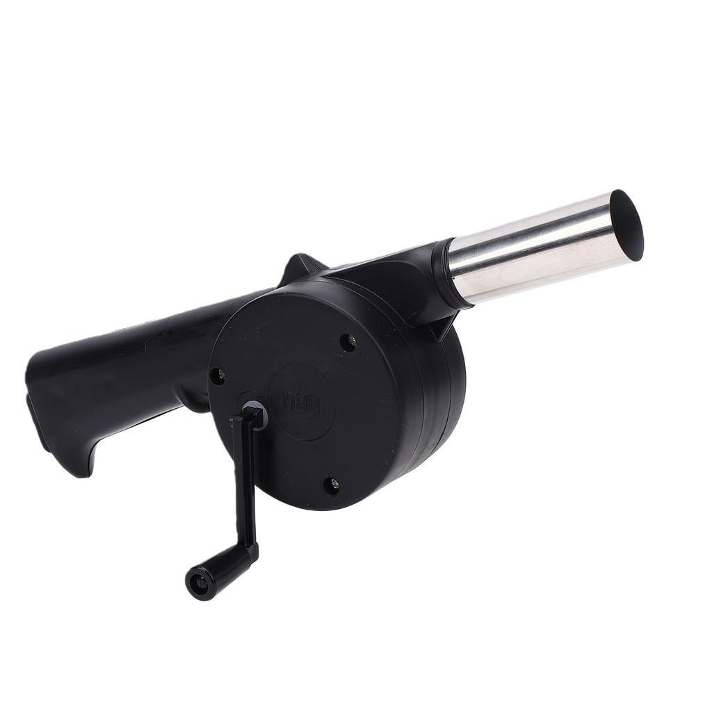 BBQ Air Blower Fast Fire Starter Portable Manual Hand Crank Blower for Outdoor Picnic Camping Cooking Barbecue Stove