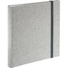 Photo Album - HAMA - Jumbo Tessuto - 30x30 Cm - 60 White Pages - Grey