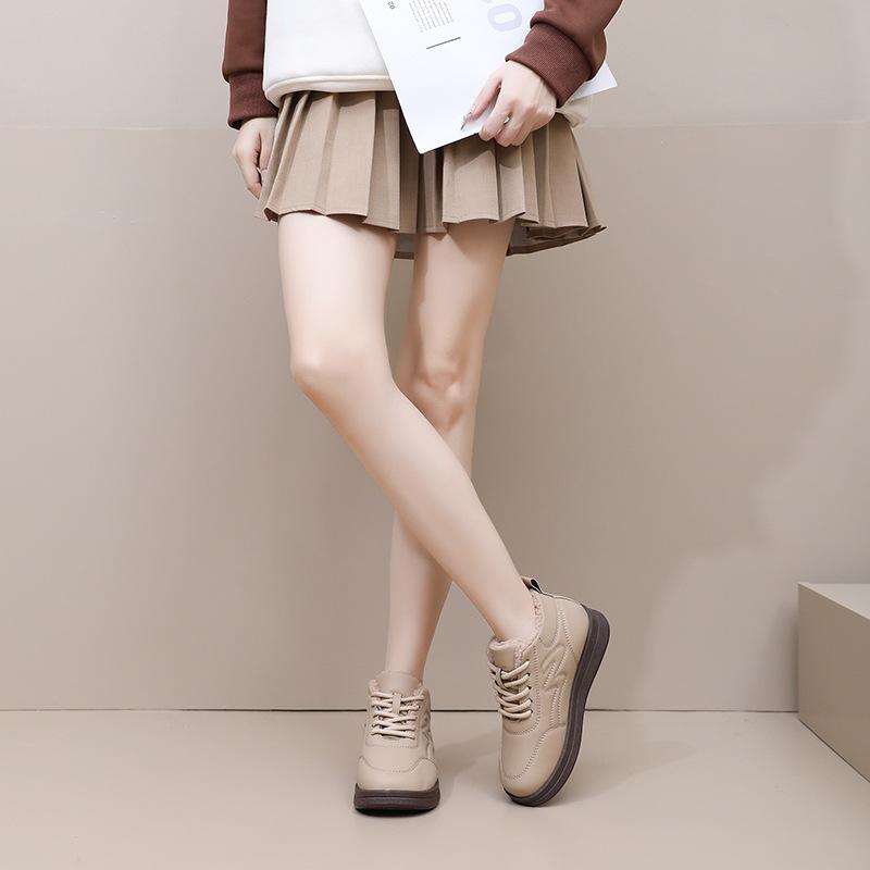 New Winter Mom Shoes with Fleece, Thickened Warmth, Non-slip, and Soft-soled Shoes, Cotton Boots